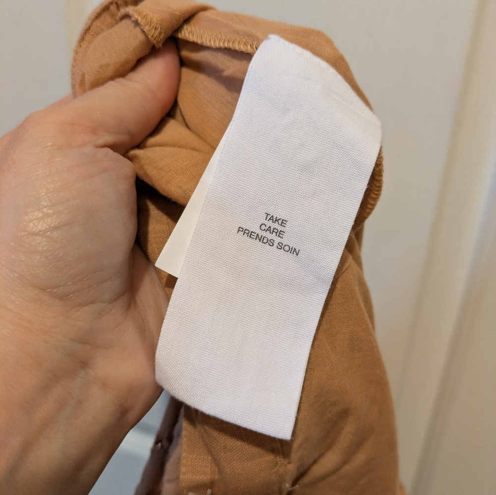 Avec les Filles Eyelet Mini Skirt with Pockets in Apricot size 8 New with Tags! - Picture 7 of 10